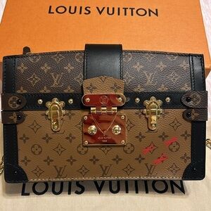 Louis Vuitton Trunk Clutch Reverse Monogram. New